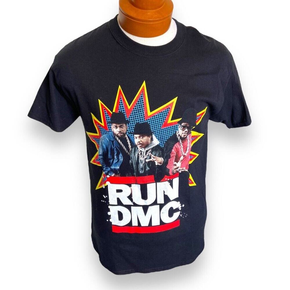 Bravado Mens Tee Sz M‎ Run DMC Black Graphic T-Shirt NEW Band Tee